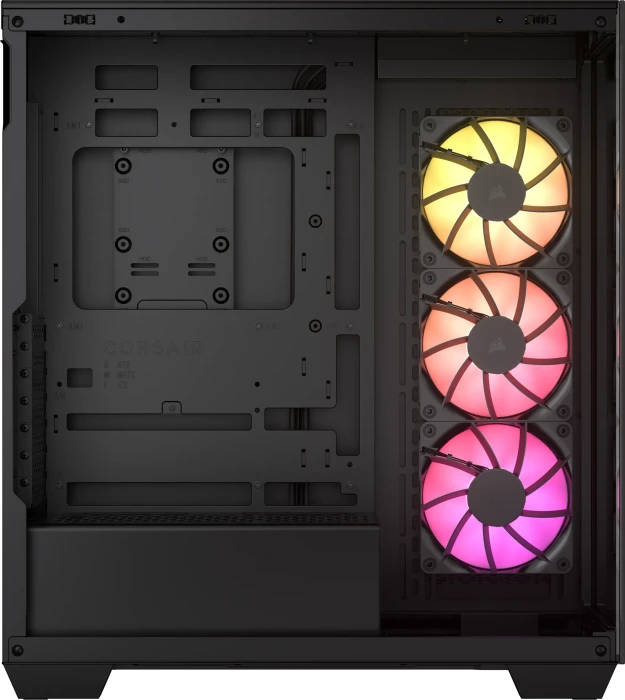 Corsair 3500X ARGB, schwarz, Glasfenster