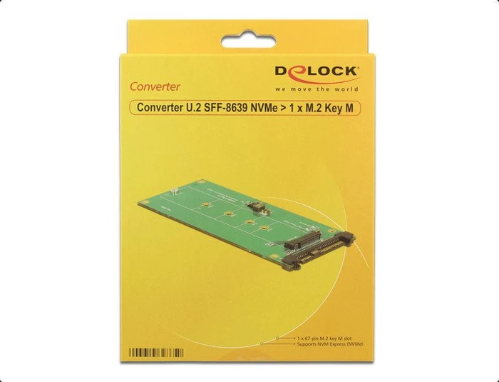 DeLOCK U.2 2.5" -> M.2 PCIe