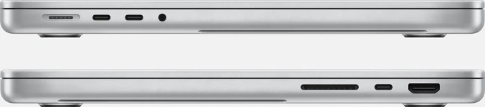 Apple MacBook Pro 14.2", silber, M2 Pro - 10 Core CPU / 16 Core GPU, 32GB RAM, 1TB SSD, US [2023]