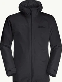 Jack Wolfskin Glaabach 3in1 Funktionsjacke schwarz (Herren)