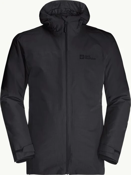 Jack Wolfskin Glaabach 3in1 Funktionsjacke schwarz (Herren)