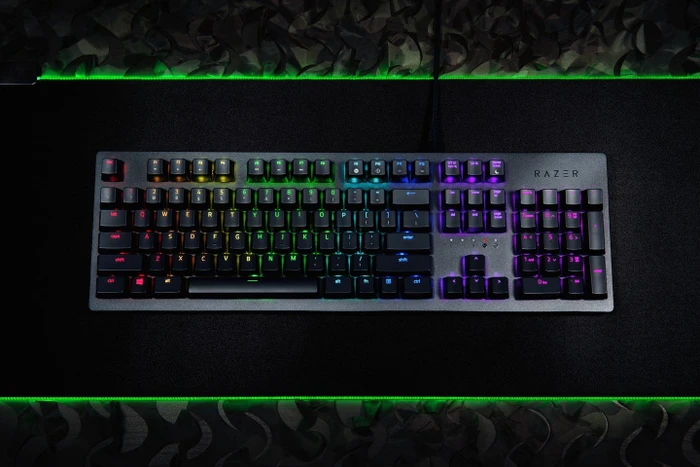 Razer Huntsman, Classic Black, Razer Clicky Optical PURPLE, USB, DE