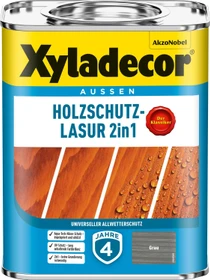 Xyladecor Holzschutz-Lasur grau, 750ml