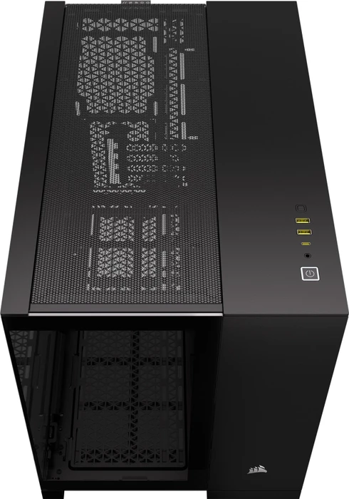 Corsair 2500X RGB, schwarz, Glasfenster
