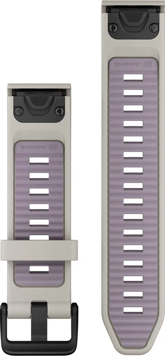 Garmin Ersatzarmband QuickFit 20 Silikon fog grey/lavender
