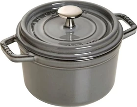 Zwilling Staub Cocotte Schmortopf rund 16cm 1.2l grafitgrau