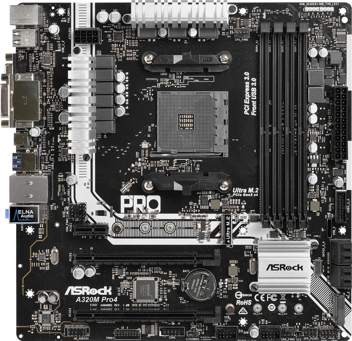 ASRock A320M Pro4 (AMD AM4)