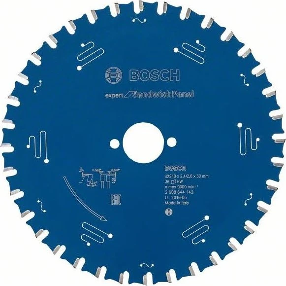 Bosch Professional Expert for Sandwich Panel Kreissägeblatt 36Z, 210x2x30mm, 1 Stück