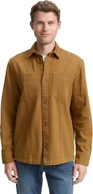 Tom Tailor Overshirt mit Bursttaschen Hemd langarm deep cognac (Herren)