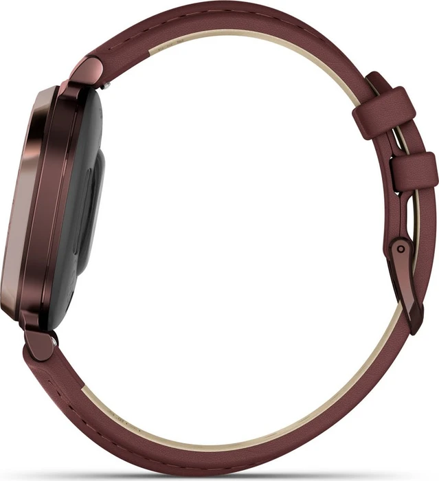Garmin Lily 2 Classic dark bronze/mulberry leather