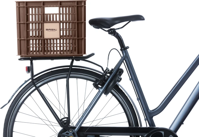Basil Crate L Fahrradkorb chocolate brown