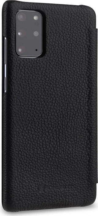 Stilgut Book Type Leather Case für Samsung Galaxy S20+ schwarz