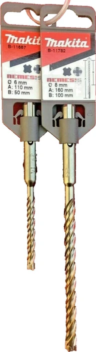 Makita SDS-plus Nemesis Hammerbohrer, 8x100x160mm, 1 Stück