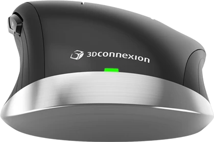 3Dconnexion CadMouse Compact Wireless, USB-C, USB/Bluetooth