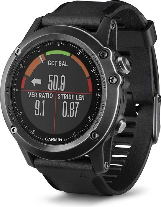 Garmin Fenix 3 Sapphire HR schwarz/grau