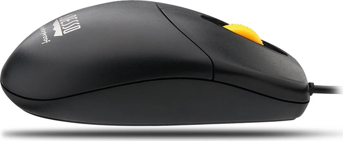 Adesso iMouse W3 Antimicrobial Waterproof Mouse with Magnetic Scroll Wheel schwarz, USB