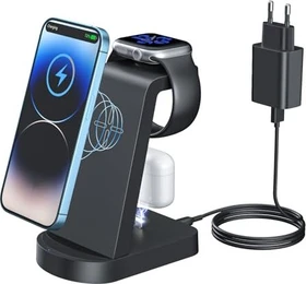 Innisto 3-in-1 Wireless Charger schwarz