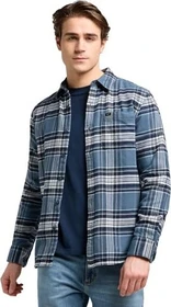 Lee Relaxed Mercantile Hemd langarm vintage blue plaid (Herren)