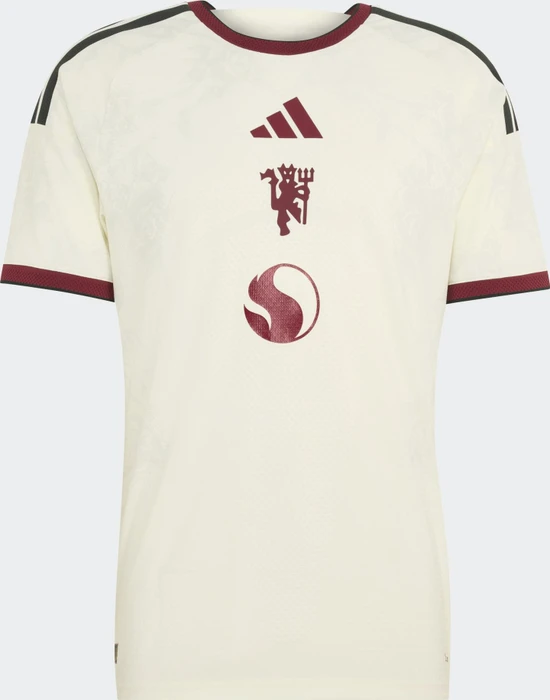 adidas Manchester United Authentic 2026/2027 Ausweichtrikot kurzarm ivory (Herren)
