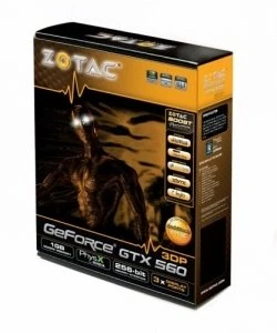Zotac GeForce GTX 560 3DP, 1GB GDDR5, DVI, 3x DP
