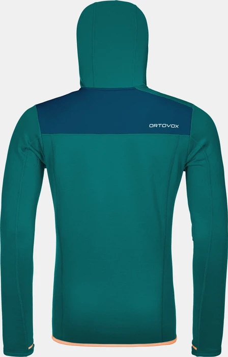 Ortovox Fleece Hoody Funktionsjacke pacific green (Herren)