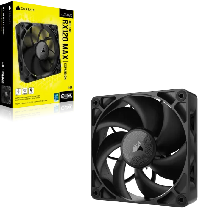Corsair iCUE LINK RX120 Max Expansion Kit, schwarz, 120mm