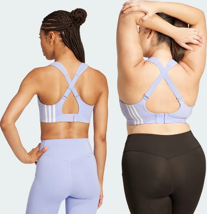 adidas TLRD Impact Training High Support Sport-BH blue spark (Damen)