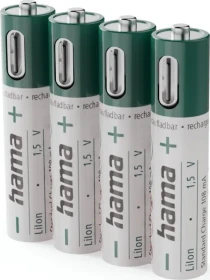 Hama Micro AAA Li-Ion 475mAh, 4er-Pack