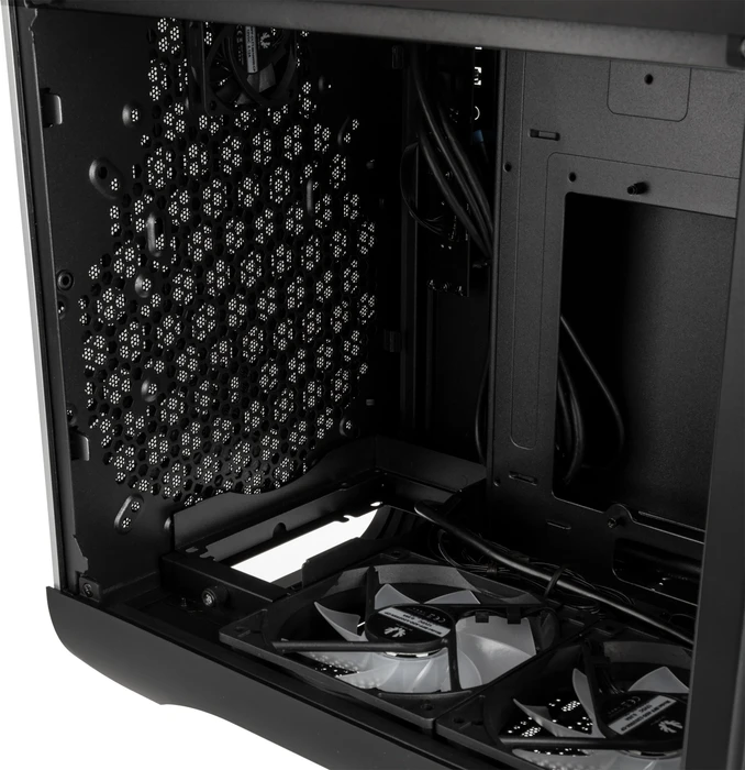 BitFenix Prodigy M 2022 ARGB, schwarz, Glasfenster