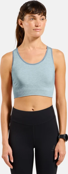 Odlo Seamless Medium Sport-BH baby blue melange (Damen)