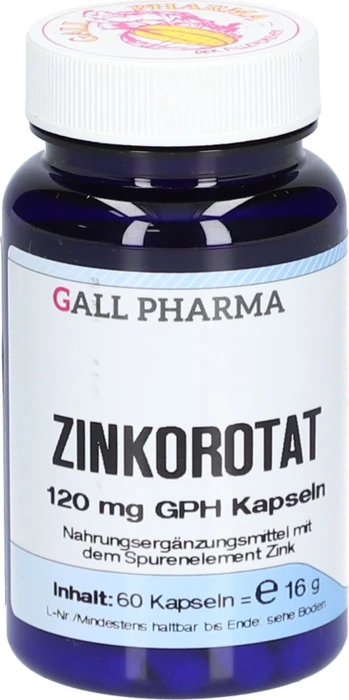 Zinkorotat 120mg GPH Kapseln, 60 Stück