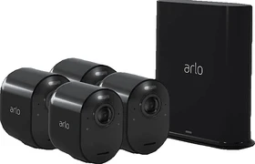 Arlo Ultra Kit schwarz, 4 Kameras, Set (VMS5440B-100EUS)