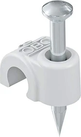 OBO Bettermann ISO-Nagel-Clip Typ 2009 35 LGR, lichtgrau