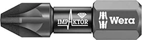Wera 855/1 IMP DC Impaktor Pozidriv Bit 1/4", PZ3x25mm, 1 Stück