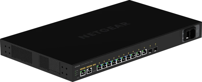 Netgear AV Line M4250 Rackmount Gigabit Managed Switch, 10x RJ-45, 2x SFP+, 720W PoE++