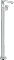 Hansgrohe AXOR Edge Einhebel-Wannenmischer bodenstehend mit Push-Open Ablaufgarnitur chrome Vorschaubild