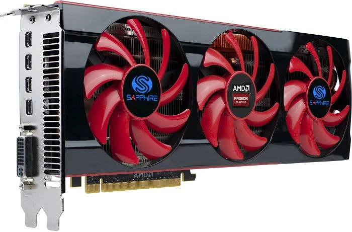 Sapphire Radeon HD 7990 [Malta XT], 2x 3GB GDDR5, DVI, 4x mDP, full retail