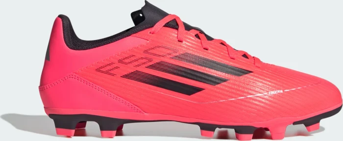 adidas F50 Club FxG turbo/aurora black/platinum metallic