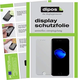 dipos Displayschutzfolie Antireflex für Apple iPhone 7 Plus (1029399301)