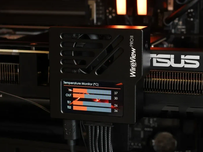 Thermal Grizzly WireView Pro II GPU Reverse, 90°, 12V-2x6, Sense-Pins an der Unterseite, White Edition, weiß