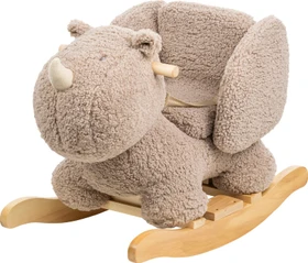 Nattou Schaukeltier Nashorn Teddy taupe