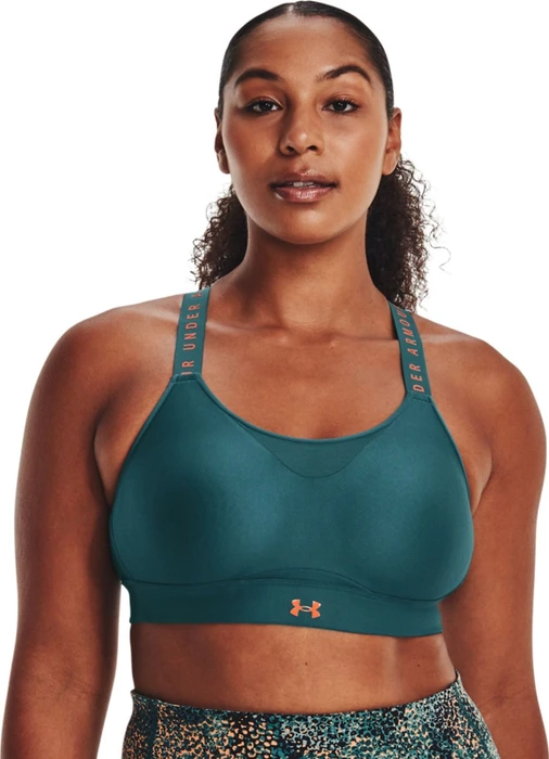 Under Armour Infinity High Sport-BH tourmaline teal/sunset boulevard (Damen)