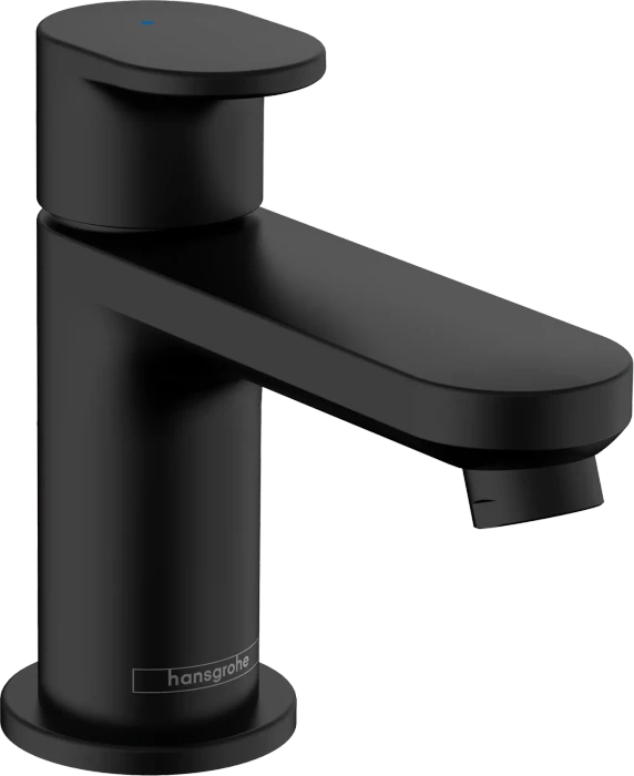 Hansgrohe Vernis Blend Standventil 70 mit Hebelgriff für Kaltwasser oder vorgemischtes Wasser ohne Ablaufgarnitur mattschwarz