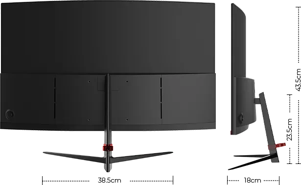 Mars Gaming MV27C, schwarz, 27"