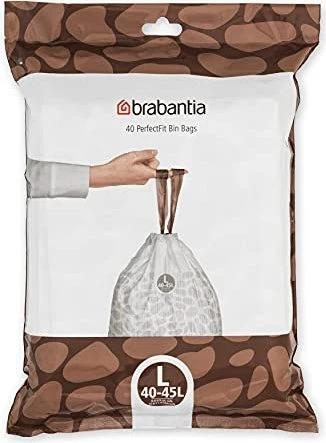 Brabantia PerfectFit Müllbeutel Typ L 40-45l, 40 Stück