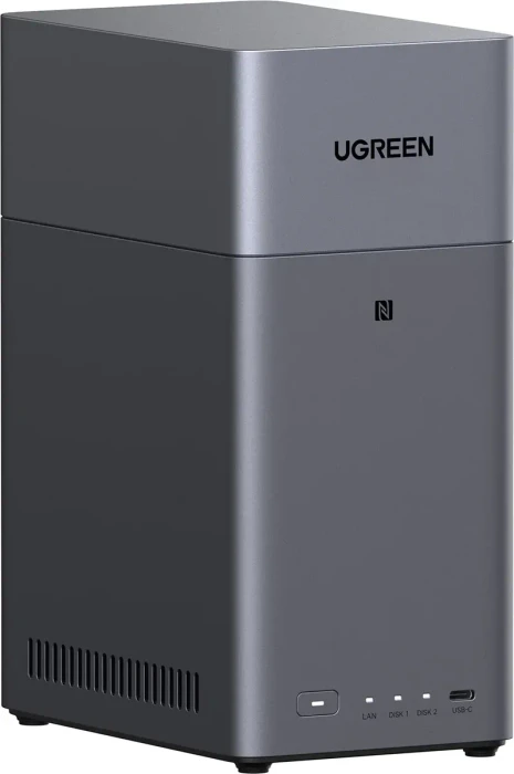 Ugreen NASync DH2300, 4GB RAM, 1x RJ-45 1000Base-T, 1x USB-C 3.0