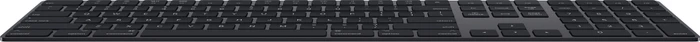 Apple Magic Keyboard mit Ziffernblock, grau, DK
