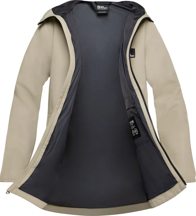 Jack Wolfskin Terraview 2L Funktionsmantel stone (Damen)