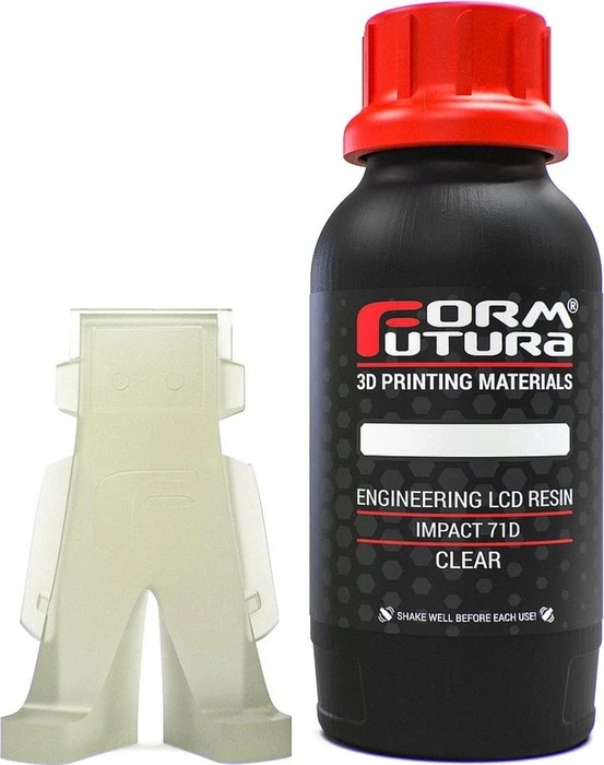 Formfutura Engineering LCD Series Impact 71D Resin Clear, 500g