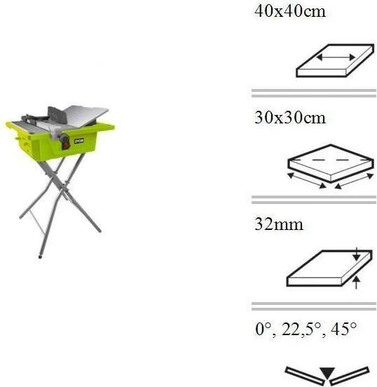 Ryobi WS721S Elektro-Fliesenschneider, stationär inkl. Untergestell (5133002020)